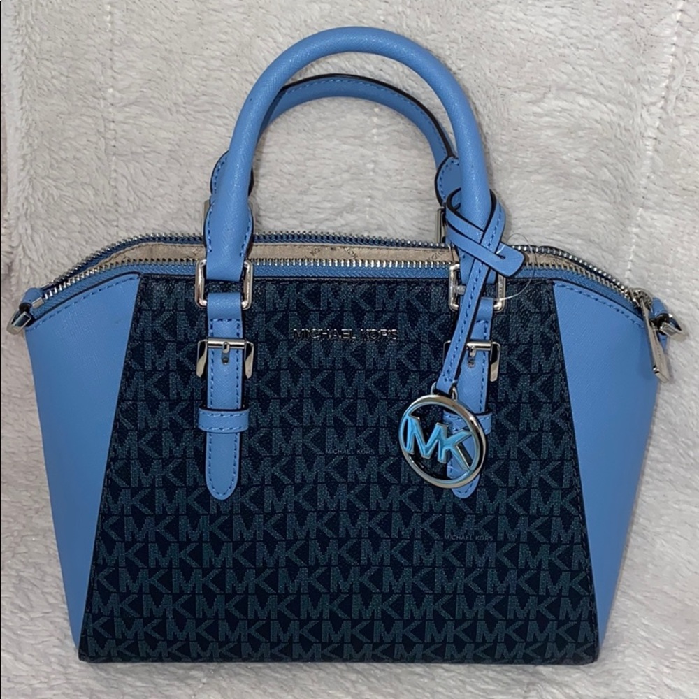 Michael Kors FRENCH BLUE messenger bag NWT